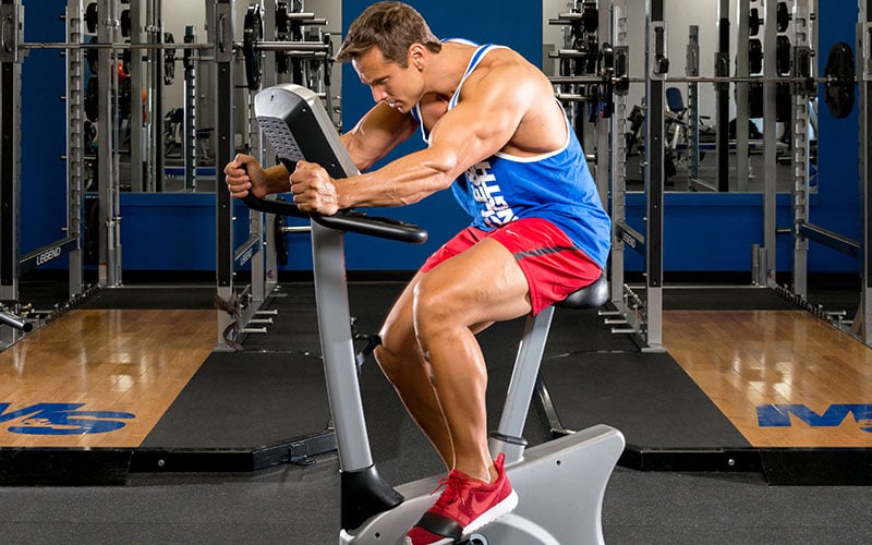 Dymatize athlete performing cycle circuit