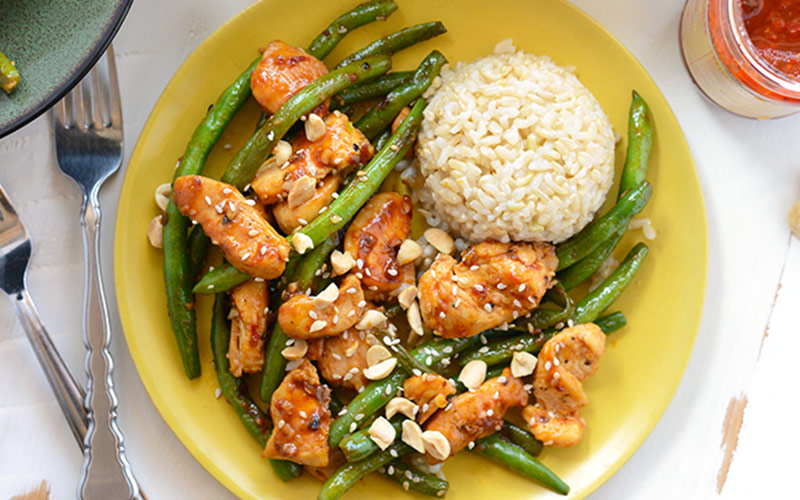Healthy High Protein Dinners - Kung Pao Chicken