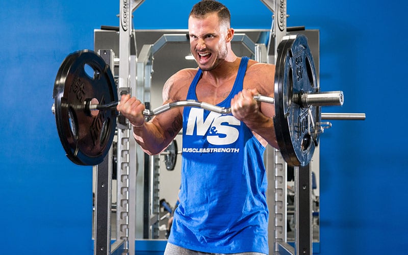 48 bicep curls drag curl
