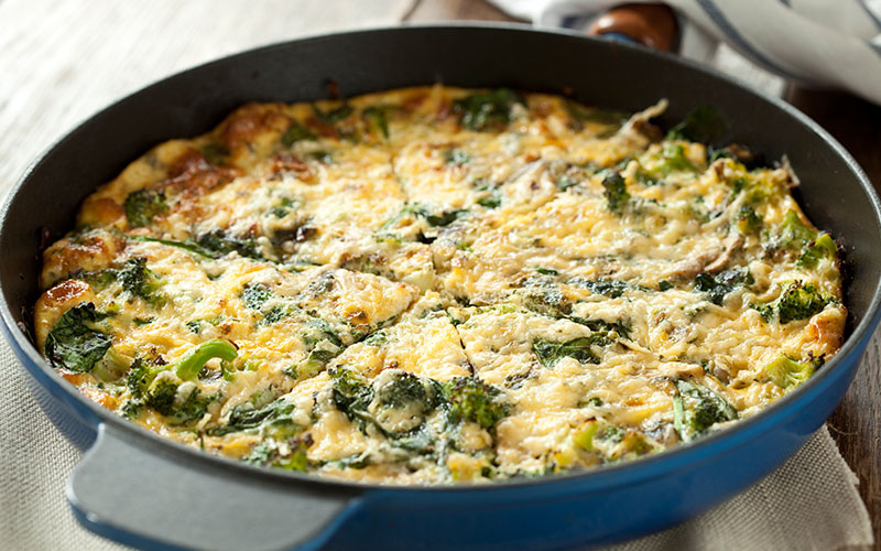 High Protein Egg And Veggie Scramble