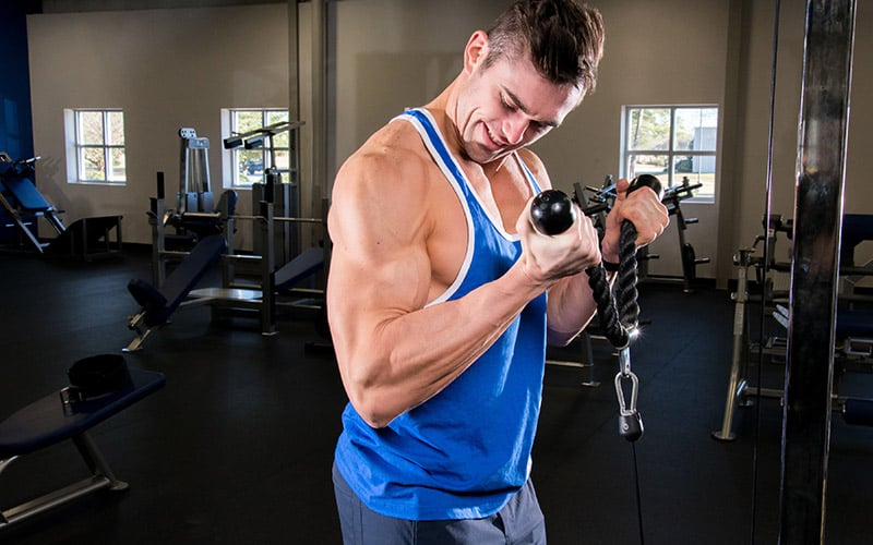 Tank Top Season Cable Curls
