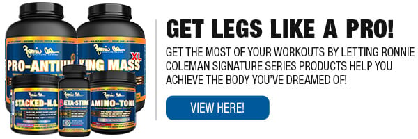 Ronnie Coleman Signature Series Complete Product Line