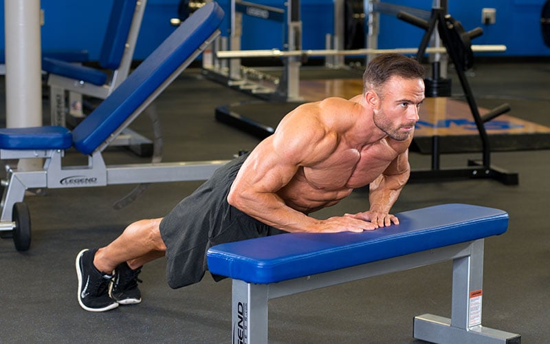 5 Best Chest Exercises Without Equipment - Elevated Push Up