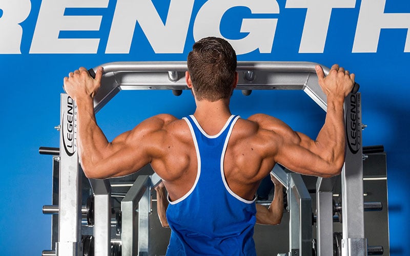 M&S Athlete Performing Pull Ups
