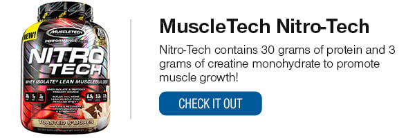 MuscleTech NitroTech Shop Now!