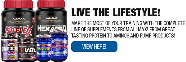 Complete Line of Allmax Supplements