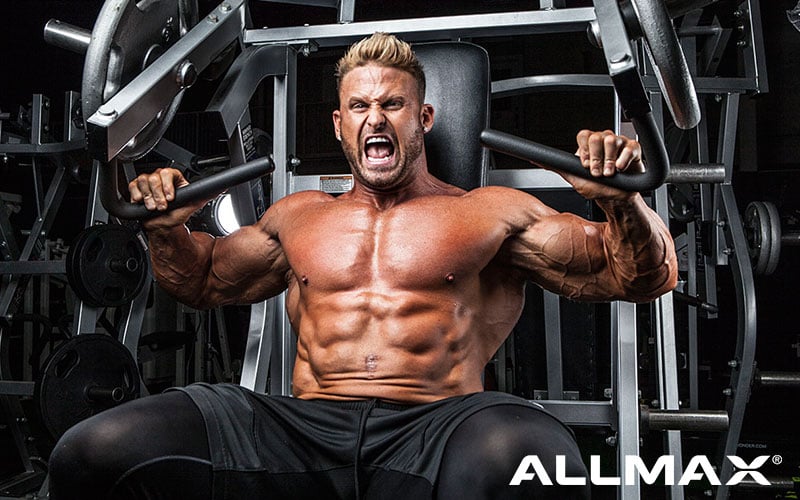 Allmax athlete looking shredded