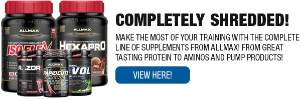 Complete Line of ALLMAX supplements