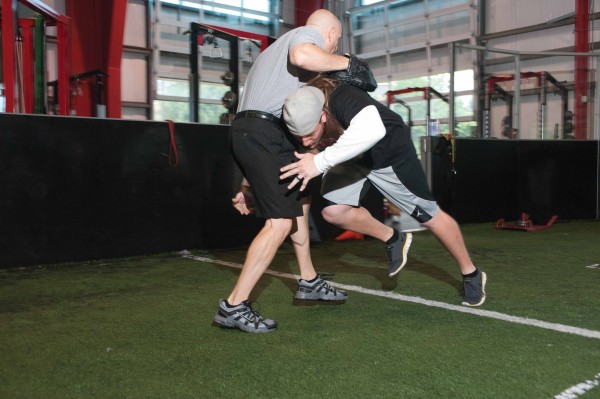 AJ Hawk Tackle