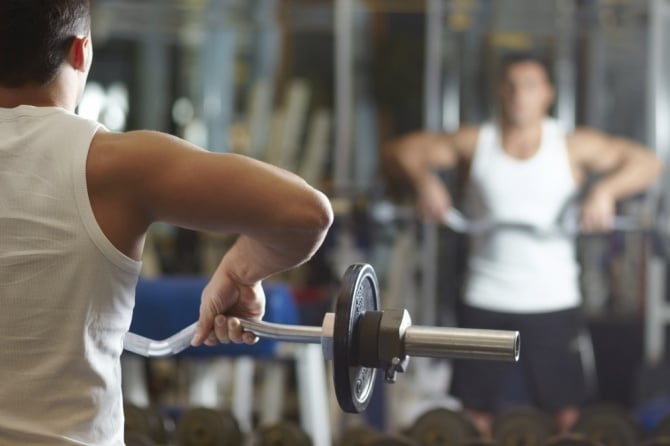 Performing upright rows