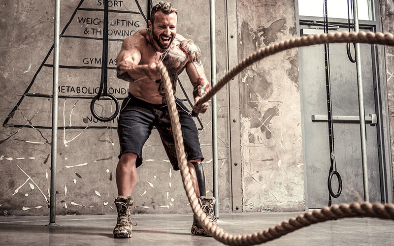 Kris Gethin Battle Ropes