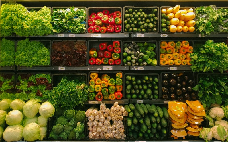 Grocery store produce. 