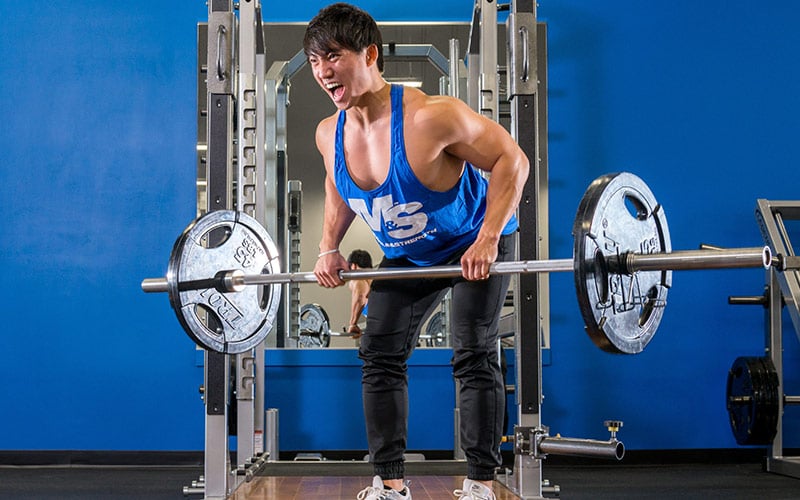 Thick Back Barbell Rows