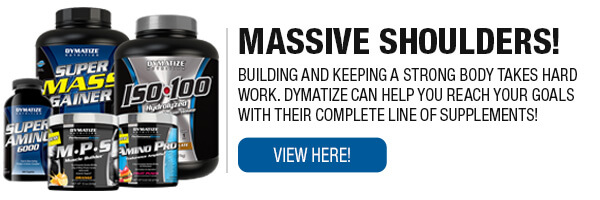 Complete Line of Dymatize Supplements