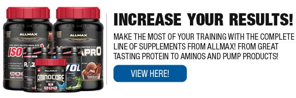 Complete Line of Allmax Supplements