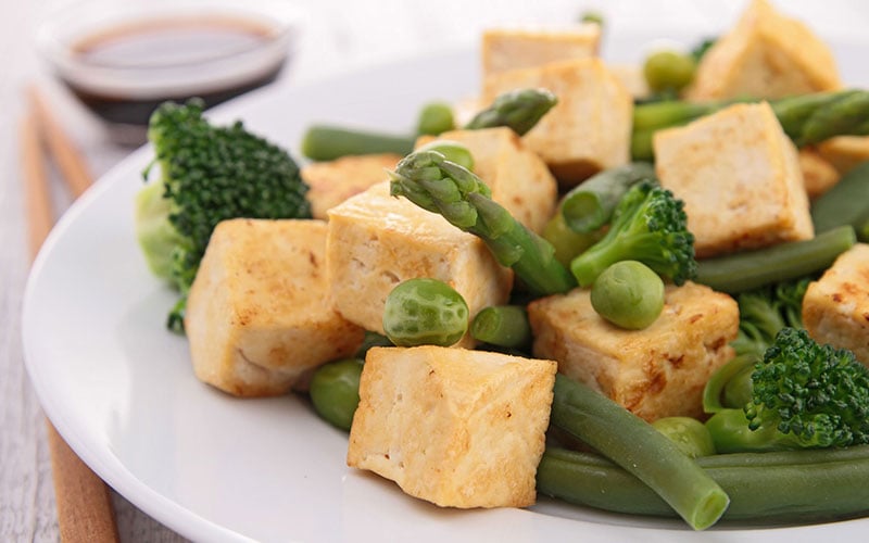 Tofu Meal Perfect for a Vegetarian Meal Prep