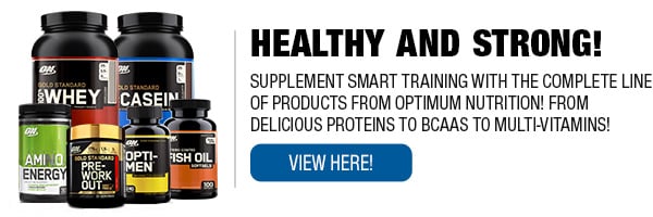 Complete Line of Optimum Nutrition Supplements