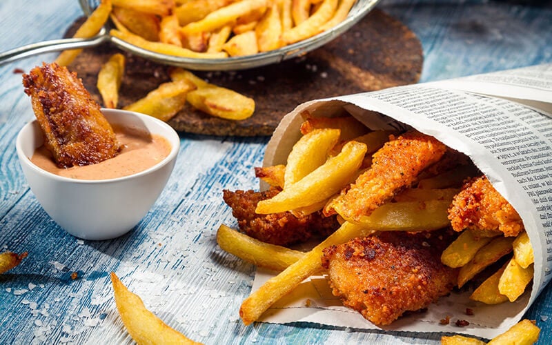 Fish & Chips part of the IIFYM Diet Plan