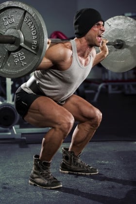 Barbell squats
