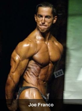 Natural bodybuilder Joe Franco