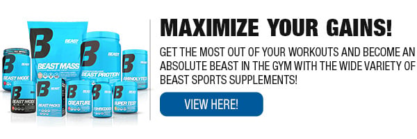 Complete Line of Beast Sports Supplements