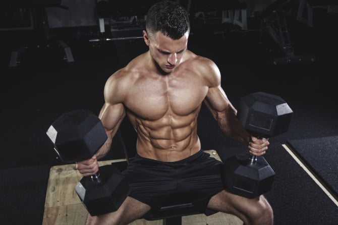 Dumbbell bench press