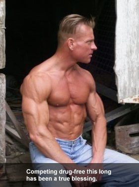 Natural Bodybuilder Larry Burt