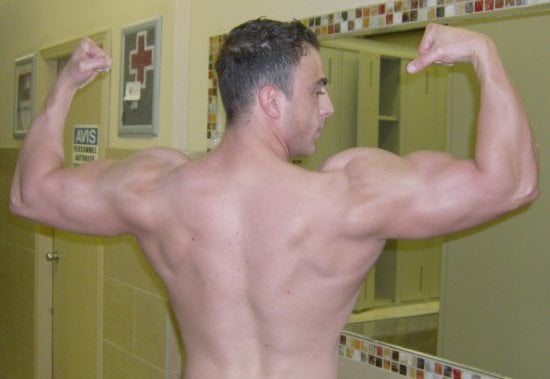 Mario Fanzalato Bodybuilder Back