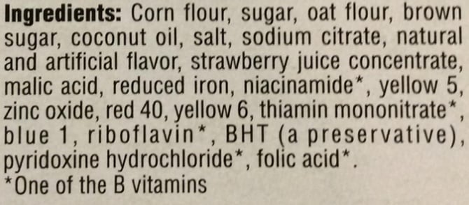 Processed Food Label