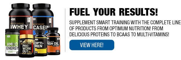 Full Line of Optimum Nutrition Supplements