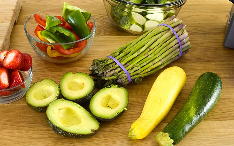Table full of Veggies and Micronutrients