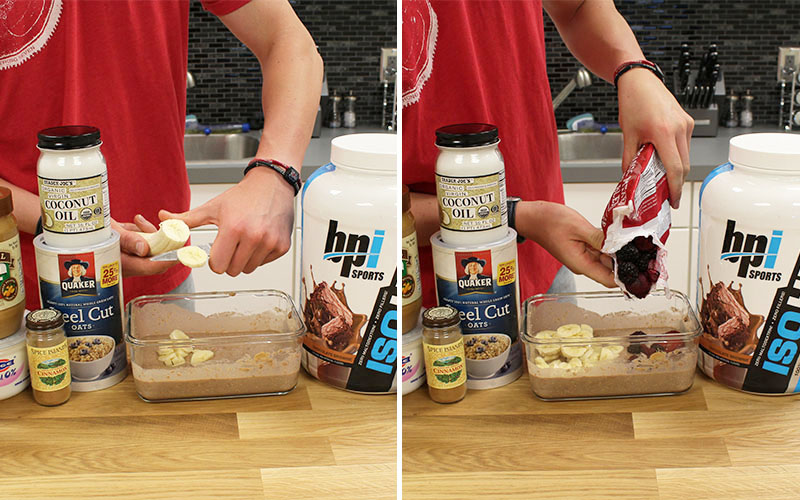 Adding Fruit Toppings To Overnight Oats