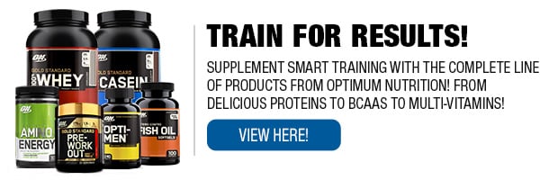 Full Line of Optimum Nutrition Products