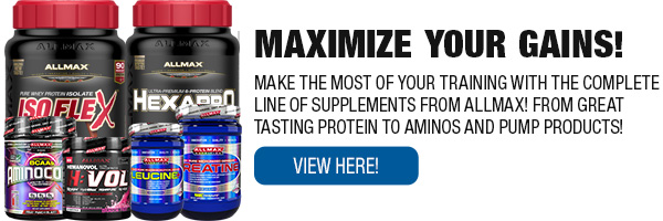 Full Line of AllMax Supplements