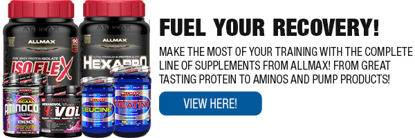 Full Line of Allmax Supplement