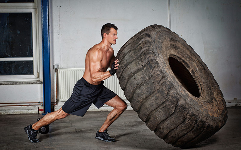 Power Hour Cardio Workout: Tire Flips
