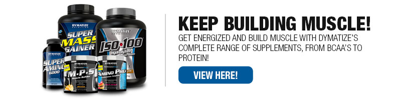 Complete Range of Dymatize Supplements