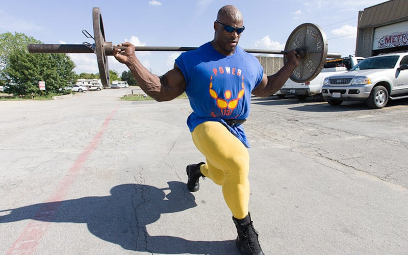 Ronnie Coleman Walking Lunge