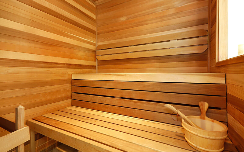 Sauna can help with injury rehab