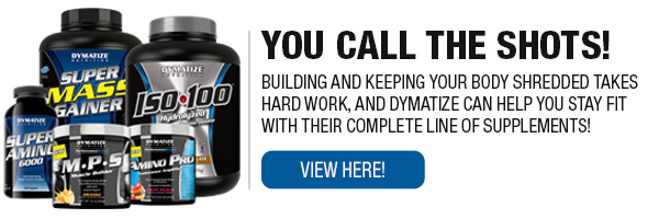 Complete Line of Dymatize Supplements