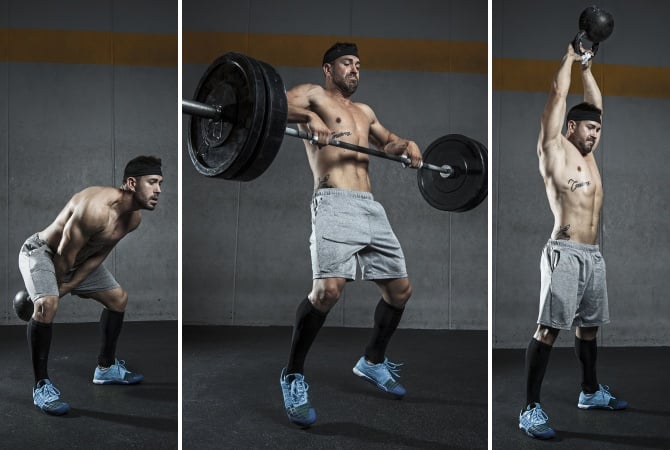 Kettlebell swings