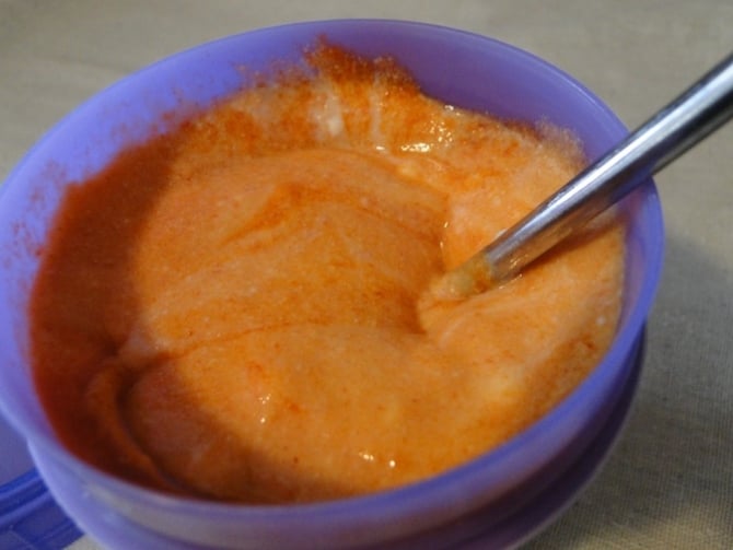Sriracha and Greek Yogurt
