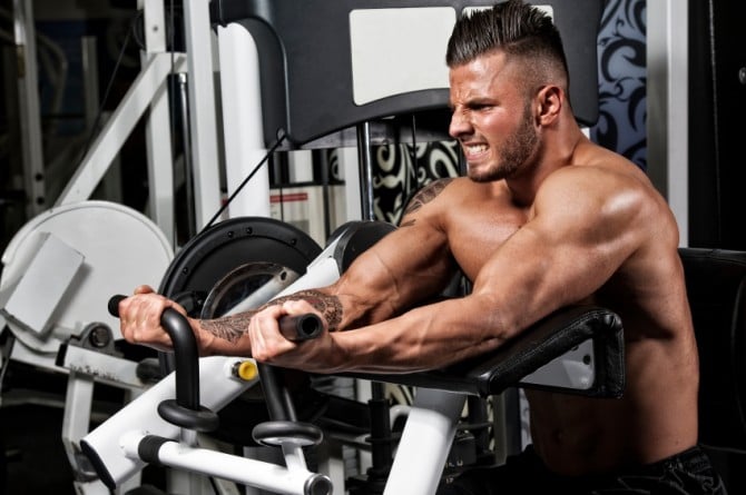 Machine Bicep Curls