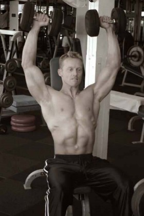 Brad Borland training
