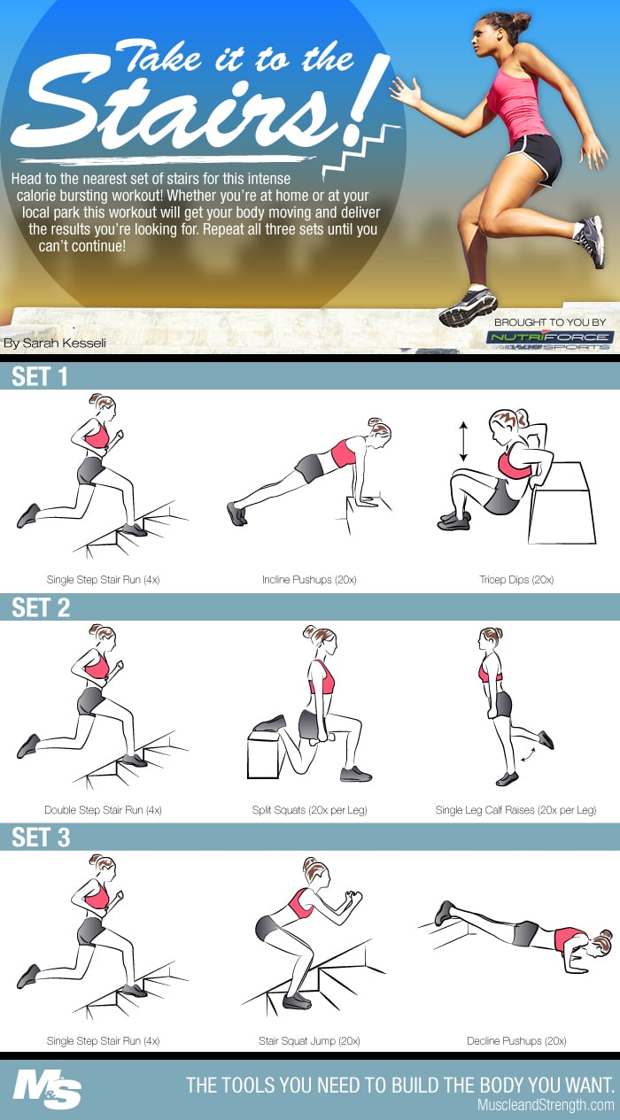 Stair workout