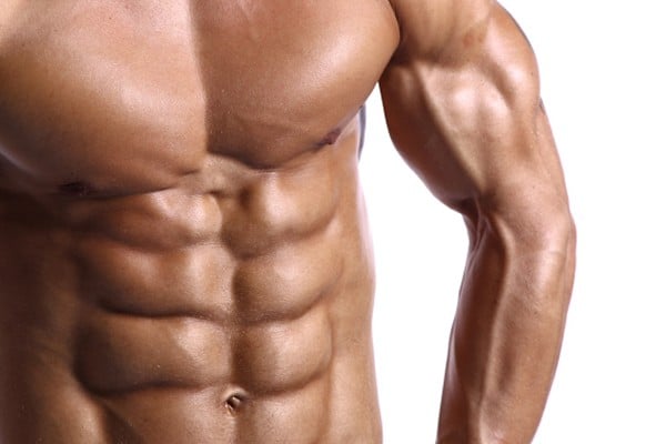 Shredded abs
