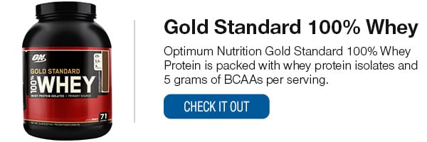 Optimum Nutrtion Gold Standard 100% Whey Shop Now