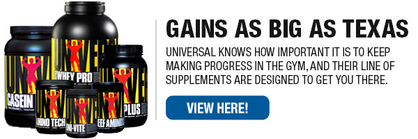Complete LIne of Universal Supplements!