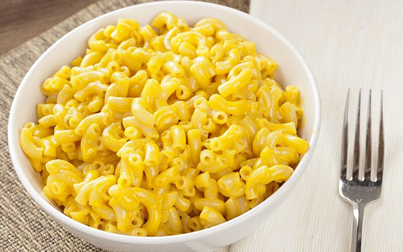 Mac & Cheese part of a vegetarian diet plan