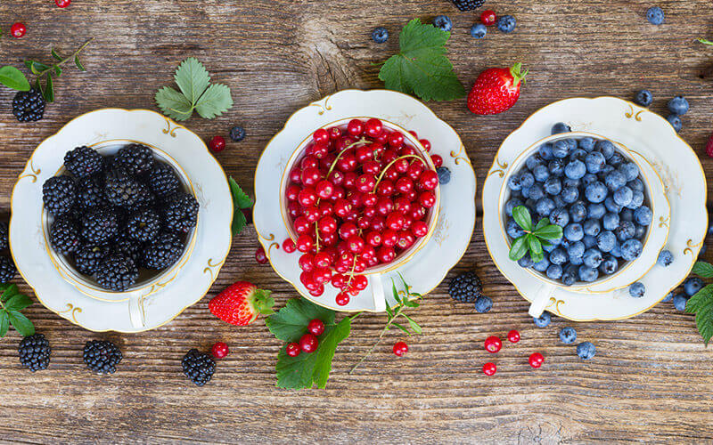 Berries part of a vegan diet plan
